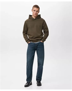 Мужская худи Regular-Fit, зеленый Mango