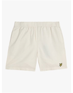Шорты для палубы с эластичной талией из льняной смеси, Neutral Lyle & scott