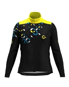 Водонепроницаемая зимняя куртка PIRINEUS с черными/желтыми крестами C-lab