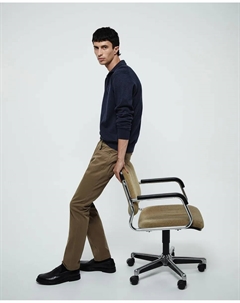 Брюки с пятью карманами, коричневый Сфера