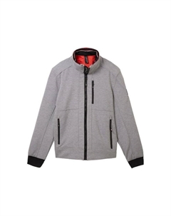 Зимняя куртка, цвет steel knitted structure Tom tailor