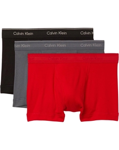Мужские хлопковые классические трусы-боксеры, комплект из 3 пар, Turbulence/Adrenaline Rush/Black Calvin klein underwear