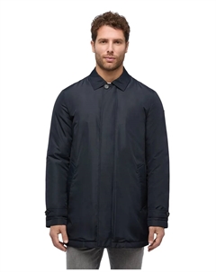 Мужское пальто с утеплителем из переработанных материалов, темно-синий Geox