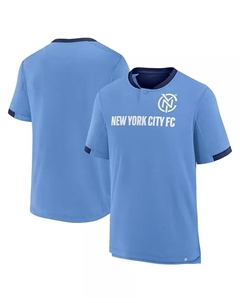 Мужская футболка New York City FC Stoppage Time Striker синего цвета Fanatics