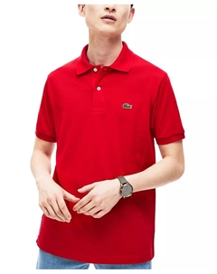 Мужская поло L.12.12 Classic-Fit с короткими рукавами из пике, розовый Lacoste