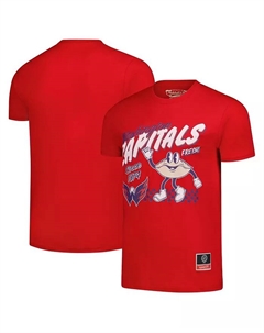 Мужская футболка Washington Capitals Local Food красного цвета Mitchell and ness