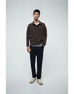 Узкие хлопковые брюки, темно-синий Сфера