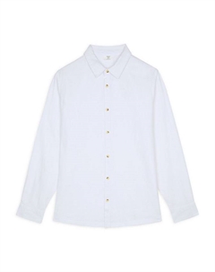 Длинная рубашка из льняной смеси, White Chelsea peers