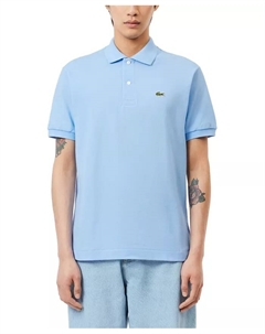 Мужская классическая поло с короткими рукавами, черный Lacoste