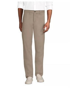 Мужские дорожные брюки-чинос классического кроя, загар/бежевый Lands' end