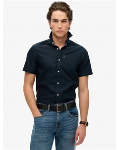 Оксфордская рубашка с коротким рукавом, Eclipse Navy Superdry