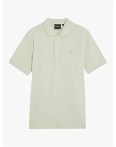 Супертонкая хлопковая поло футболка, Celadon Tint Lyle & scott