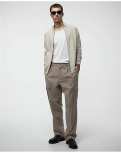 Куртка с застежкой на молнию и структурой, светло-бежевый Сфера