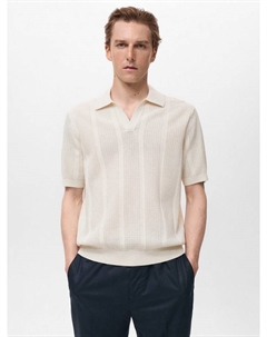 Футболка-поло Regular Fit от Mati, Light Beige Mango