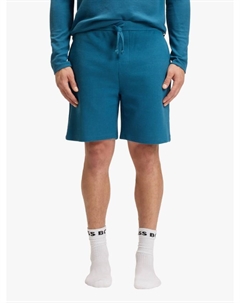 Шорты BOSS с кулиской из хлопковой смеси, Open Blue Hugo boss