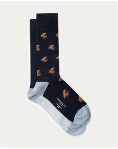 Набор из двух мужских носков с узором, синий Hackett