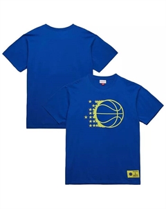 Мужская футболка Orlando Magic Hardwood Classics Neon Nights премиум-класса, синяя Mitchell and ness