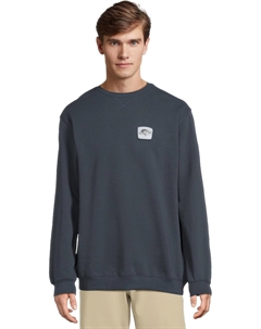 Мужская флисовая кофта ручной работы Crew, Midnight Navy Salty crew