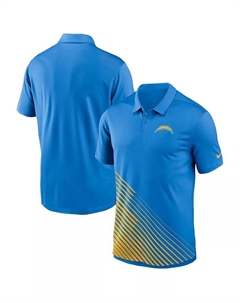 Мужская поло Vapor Performance цвета пудрово-голубого с символикой Los Angeles Chargers Nike