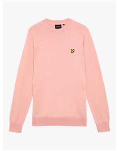 Джемпер из хлопка и мериносовой шерсти с круглым вырезом, Blossom Lyle & scott