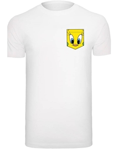Футболка Looney Tunes Tweety Pie Faux Pocket, белый F4nt4stic