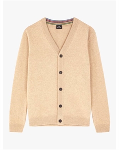 Шерстяной кардиган с V-образным вырезом Paul smith