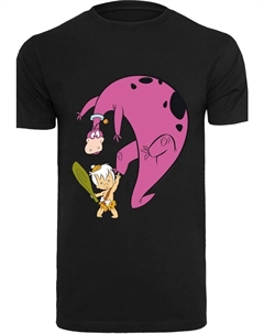 Футболка Die Familie Feuerstein Bamm Bamm And Dino, черный F4nt4stic