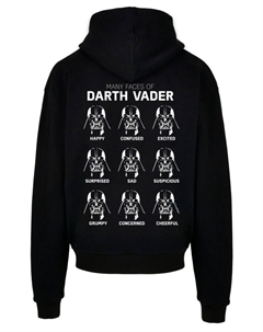 Пуловер Ultra Heavy Hoodie tar Wars The Many Faces Of Darth Vader, черный F4nt4stic