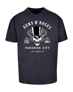 Футболка Guns 'n' Roses Whiskey Label Rock Band, темно-синий F4nt4stic