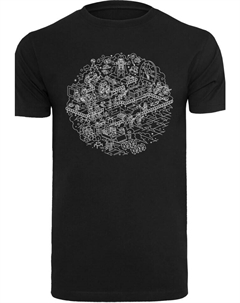 Футболка Star Wars Christmas Death Star Todesstern, черный F4nt4stic