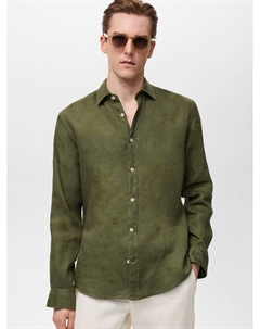 Рубашка Parrot Linen Regular Fit, Green Mango