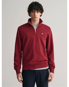Свитер Shield с молнией до половины, Plumped Red Gant