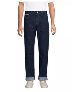 Мужские джинсы Selvedge, синий Lands' end