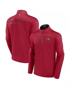 Толстовка Men's Red Tampa Bay Buccaneers Defender Half-Zip Top Fanatics