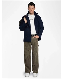 Мужские прямые брюки Pery среднего размера, зеленый Zadig&voltaire