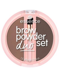 Пудра для бровей Brow Powder Duo Set 02 Medium 1.8g Essence