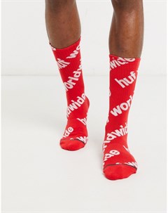 Красные носки Huf