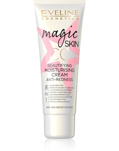 Волшебный CC-крем, маскирующий покраснения кожи, с увлажняющим эффектом, „aštuoni viename“ 50 мл Eveline cosmetics