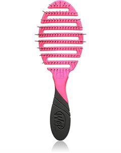 Гибкая сухая плоская щетка для волос, pink Wet brush