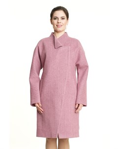 Женское пальто из текстиля без воротника Мосмеха