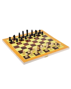 Шахматы настольные, 29×29 см, доска дерево, фигуры пластик Nobrand