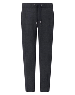 Брюки из шерсти и хлопка Dolce&gabbana