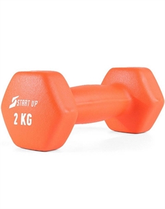 Гантель неопреновая 2 кг HY-D-021 оранжевый Start up