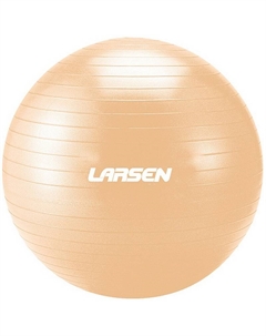 Мяч гимнастический с насосом d55 см HG-2 персиковый Larsen