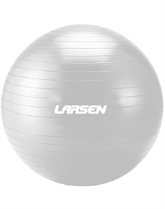 Мяч гимнастический с насосом d65 см HG-3 серебристый Larsen
