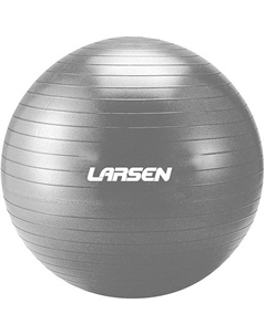 Мяч гимнастический с насосом d75 см HG-4 серый Larsen