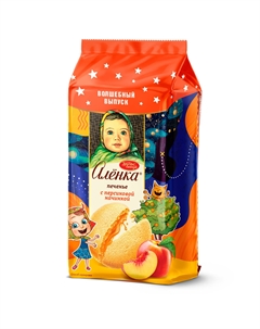 Печенье Алёнка сдобное персик 115 г Рот фронт