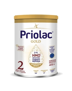 Смесь голд 2, молочная, 6-12 месяцев, 400 г Priolac