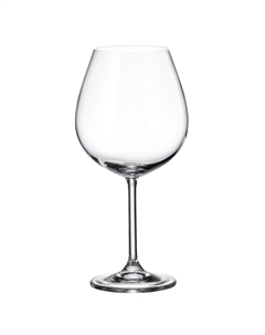 Набор бокалов для красного вина Colibri 650 мл 6 шт Crystalite bohemia