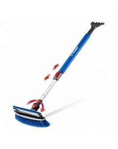 Щётка телескопическая с поворотной головой и водосгоном от снега автомобильная, 940-1310 мм, Профессионал (61063) Зубр